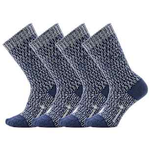 Women's Everyday Cozy Digi-Tick Crew Socks 4-pack
