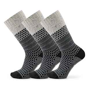 Everyday Cozy Popcorn Cable Crew Socks 3-Pack