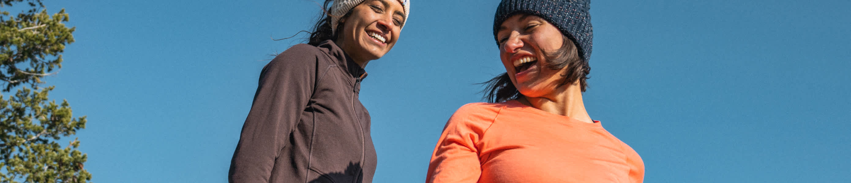 Women wearing Smartwool merino wool apparel