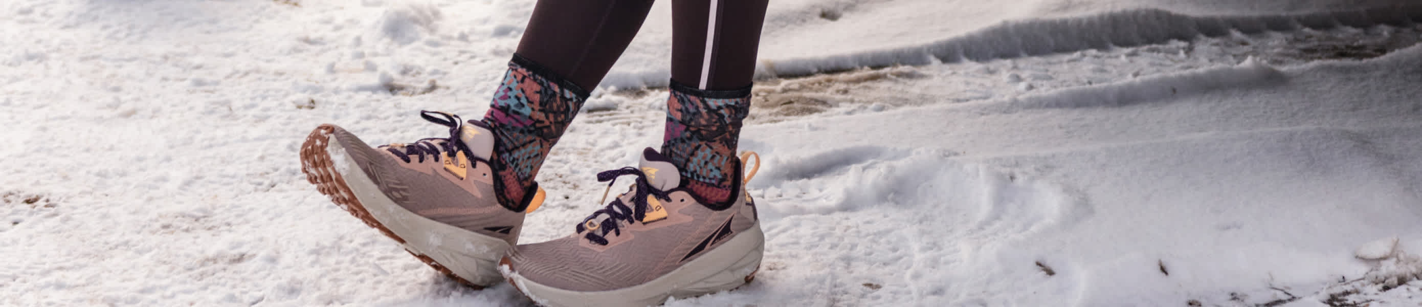 Run socks on trail run