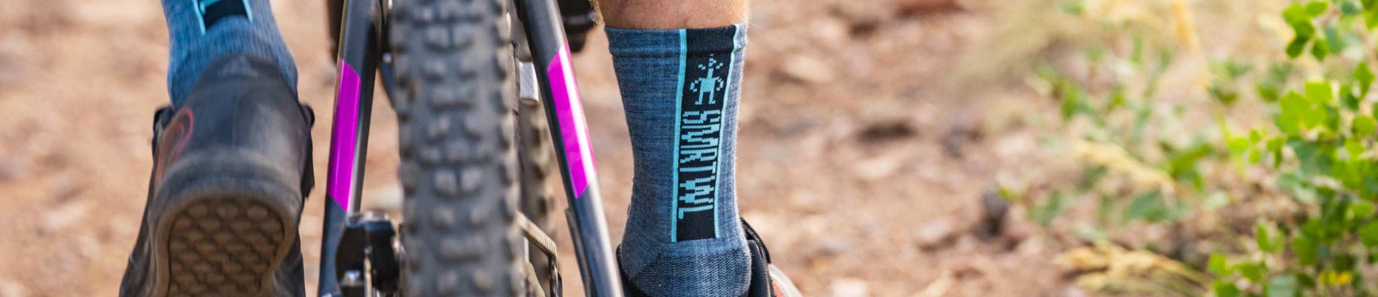Mountain biking socks