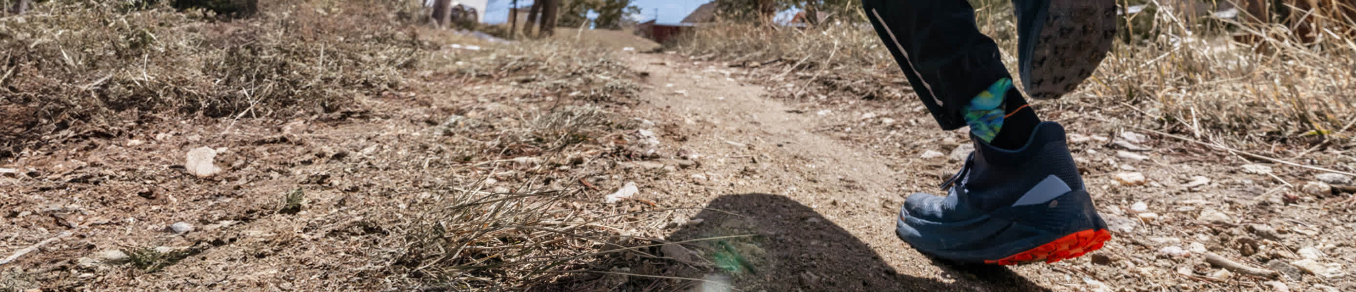Run socks on trail