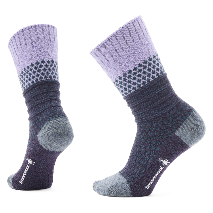Everyday Popcorn Cable Crew Socks 2