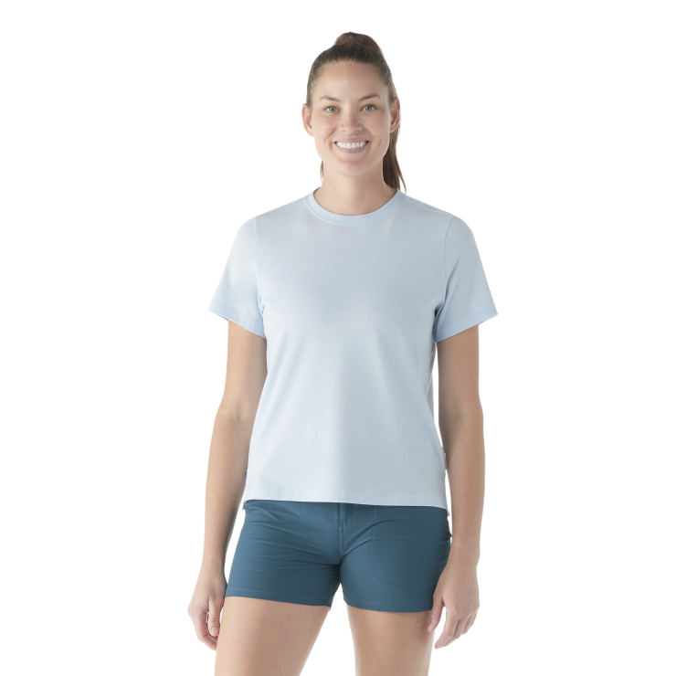 Women s Perfect Crew Short Sleeve Tee Smartwool US