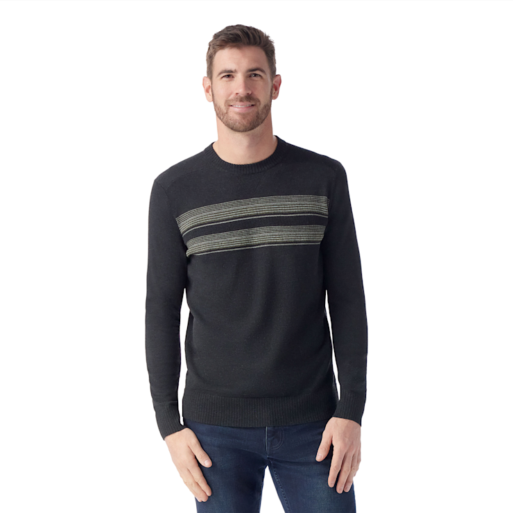 Black and grey striped sweater new arrivals