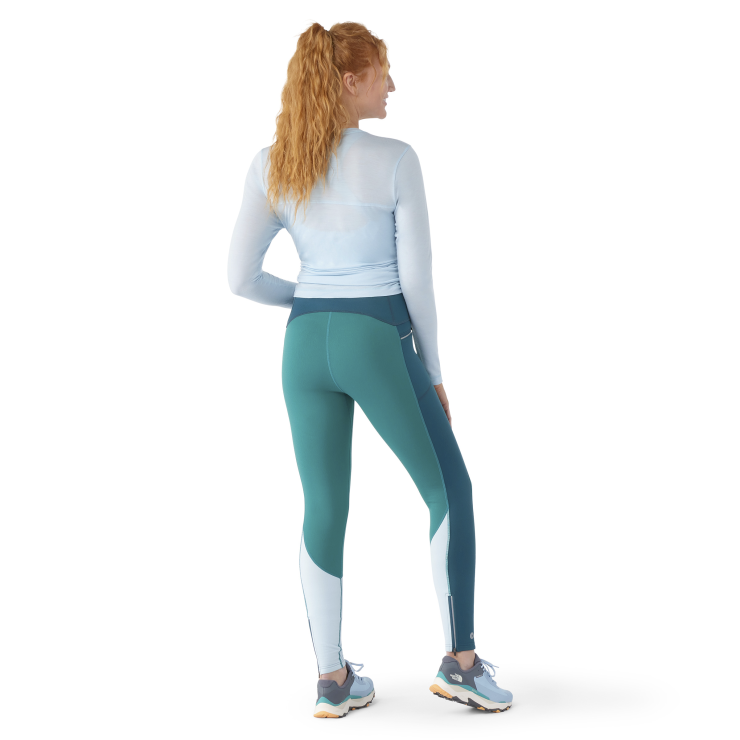 Collant de sport molletonne a contraste de couleurs pour femmes Smartwool CA