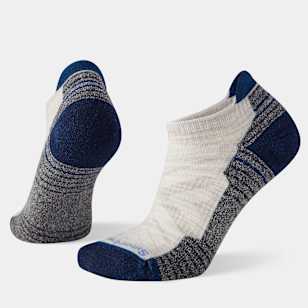 Chaussettes Smartwool Mérinos - Crew Cushion Léger - Géométrique, Charbon, Taille L