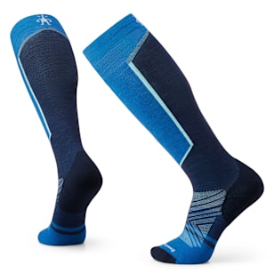 Chaussette sous-genou Ski coussin zéro - Bleu Lagune