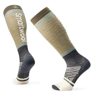 Ski Logo Over The Calf Socks - Winter Moss