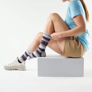 Chaussettes SMARTWOOL Femme - Pop-corn à Pois Miel, Confort Quotidien Unisexe