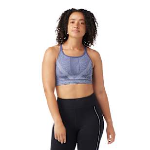 Soutien-gorge court Intraknit pour femmes - Chiné bleu nuit tombante