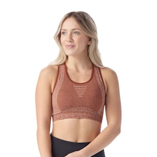 Soutien-gorge à dos nageur Intraknit pour femmes - Chiné Brun Pacane