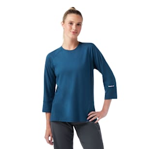 Women's Mountain Bike 3/4 Sleeve Jersey - Twilight Blue