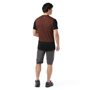 Men's Mountain Bike Short Sleeve Jersey - Sable Brown-Black