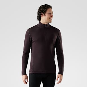 Men's Classic Thermal Merino Base Layer 1/4 Zip Boxed - Mink Heather