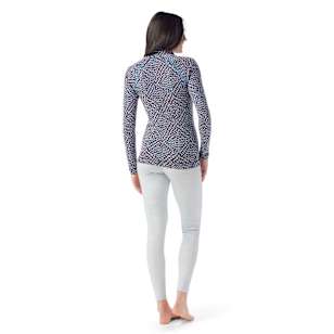 Women's Classic Thermal Merino Base Layer 1/4 Zip Boxed - Purple Iris Retro Line