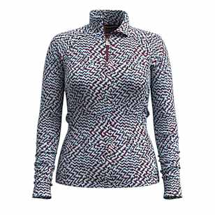 Women's Classic Thermal Merino Base Layer 1/4 Zip Boxed - Purple Iris Retro Line