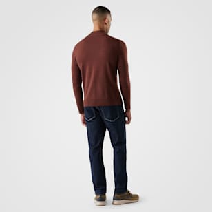 Men's Sparwood 1/2 Zip Sweater - Pecan Brown-Mink
