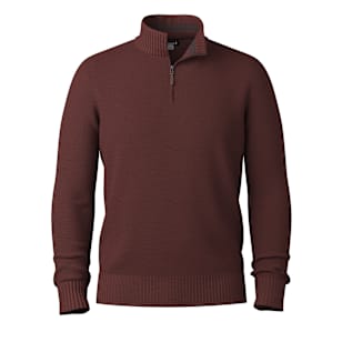 Men's Sparwood 1/2 Zip Sweater - Pecan Brown-Mink
