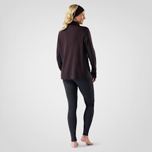 Women's Classic Thermal Merino Mock Neck - Mink Heather