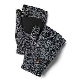 Gant sans doigts à rabat Cozy Grip - Noir