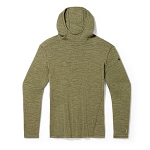 Men's Classic Thermal Merino Base Layer Hoodie - Winter Moss Heather