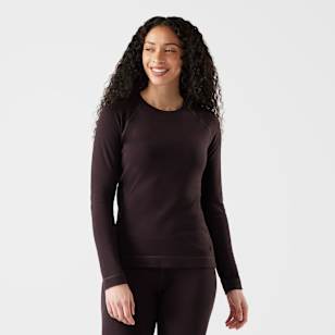Women's Classic Thermal Merino Base Layer Crew Boxed - Mink Heather