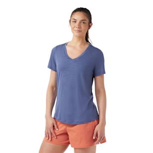 Women's Active Ultralite V-Neck Short Sleeve - Nightfall Blue