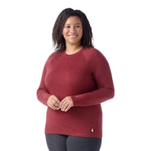 Red base layer womens top