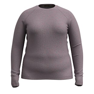 Women's Classic Thermal Merino Base Layer Crew Plus - Chalk Violet Heather