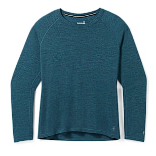 Women's Classic Thermal Merino Base Layer Crew Plus Boxed - Twilight Blue Heather