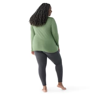 Women's Classic All-Season Merino Base Layer Long Sleeve Plus - Fern Green