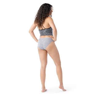 Culotte bikini Merino pour femmes - Chiné Gris Pâle