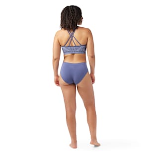 Culotte taille basse Intraknit en boîte femmes - Bleu nuit tombante