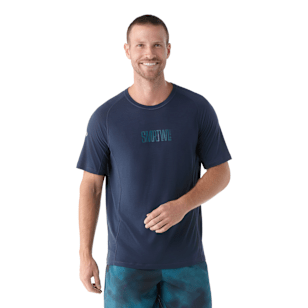 Men's Active Ultralite Graphic Short Sleeve Tee - Deep Navy-Twilight Blue