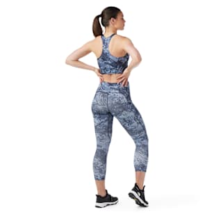 Legging de sport imprimé pour femmes - Montagne bleu nuit tombante