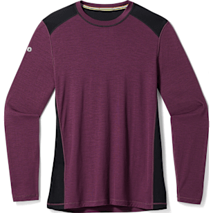 Men's Active Long Sleeve Tech Tee - Eggplant