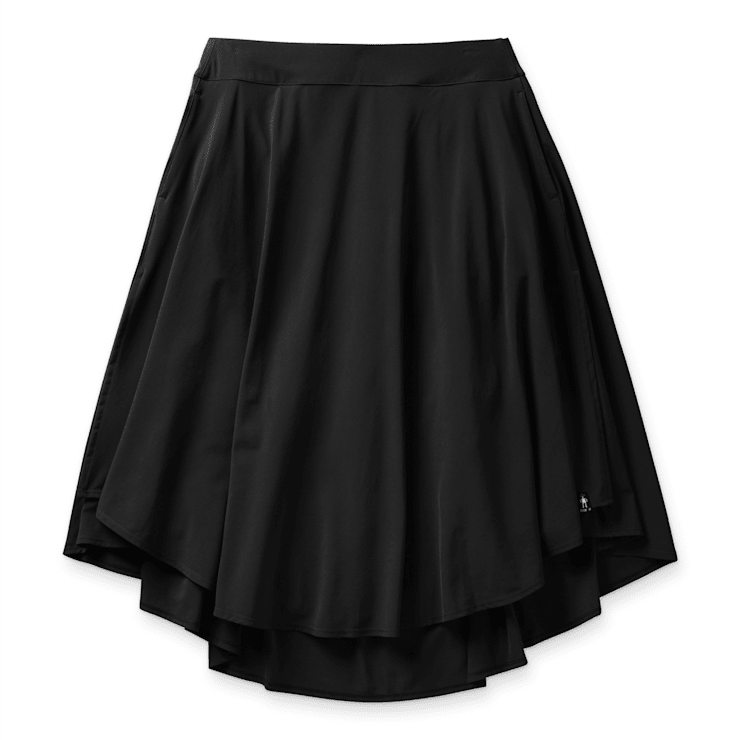 Short black travel skirt cheap