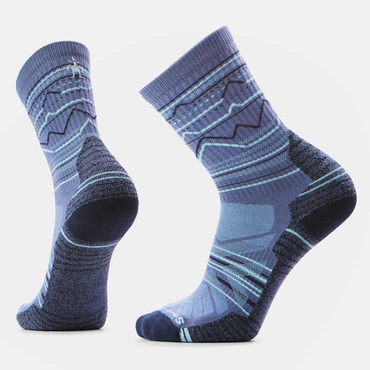 Hike Mountain Range Pattern Crew Socks Smartwool CA
