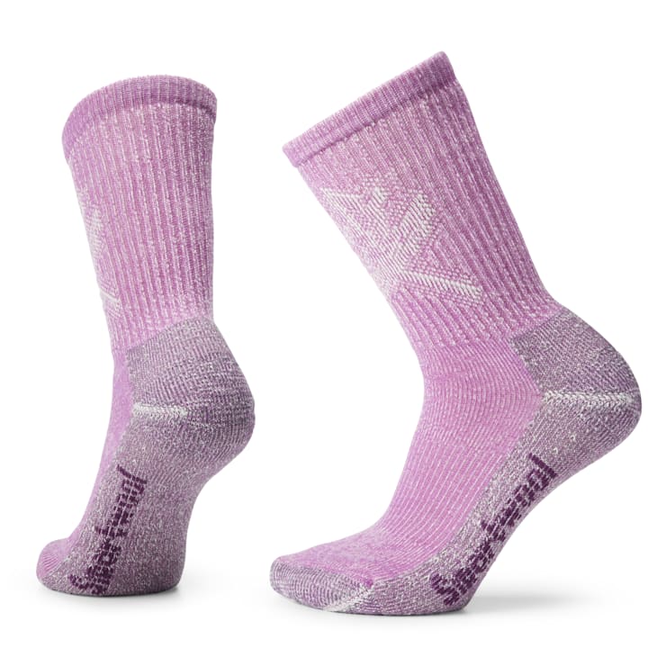 Women s Hike Classic Edition Leaf Pattern Crew Socks