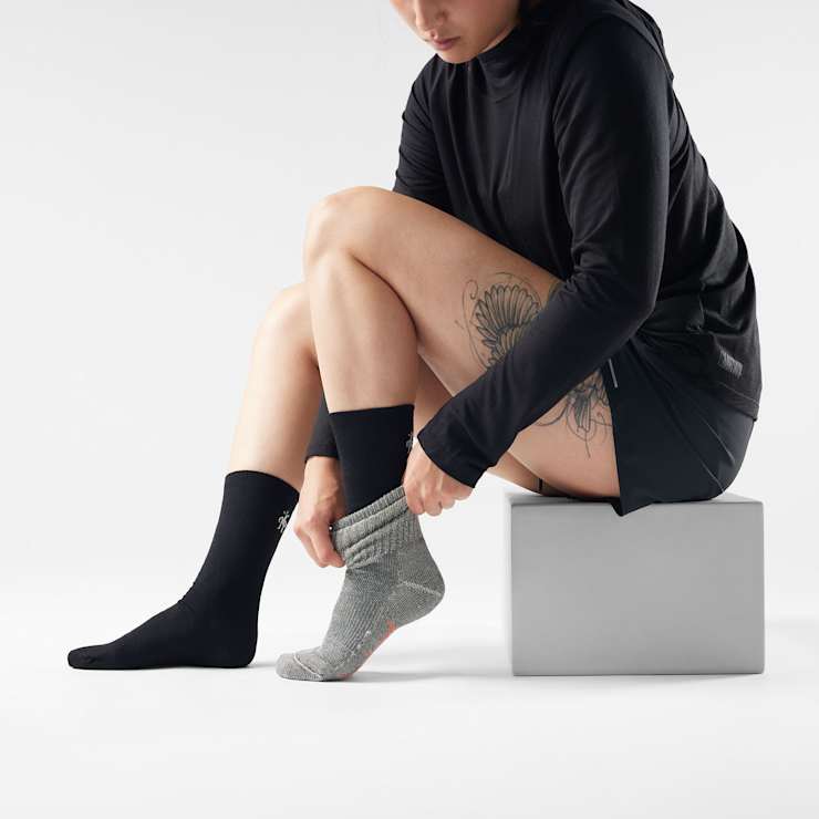 Chaussettes SMARTWOOL Homme Randonnée - Taille S - Noir - Neuf Avec étiquettes