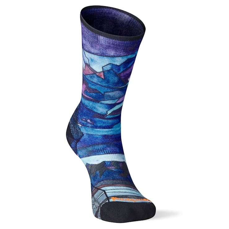 Women's Athlete Edition Run Print Crew Socks Smartwool CA
