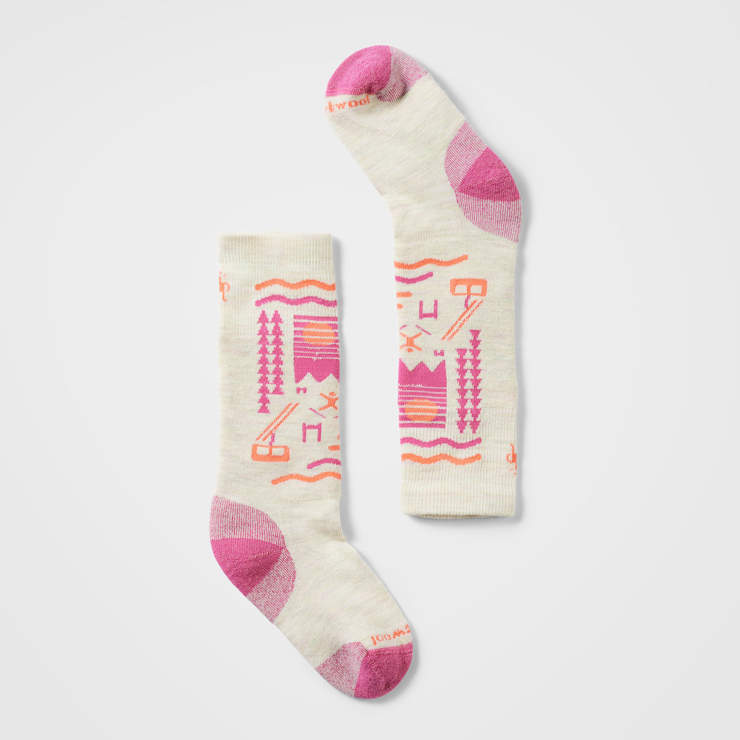 FITS Light Ski Socks - Over The Calf Superfine Merino Wool For Skiing & Snowboarding - View #11