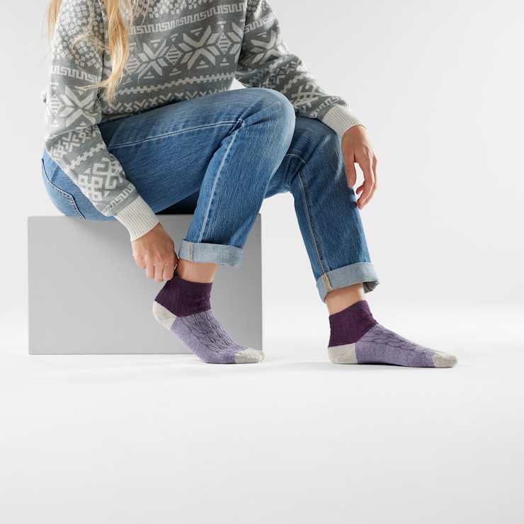 Everyday Cable Ankle Socks - Smartwool CA