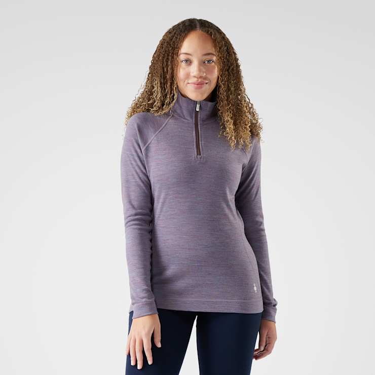 Women's Classic Thermal Merino Base Layer 1/4 Zip Boxed - Smartwool CA