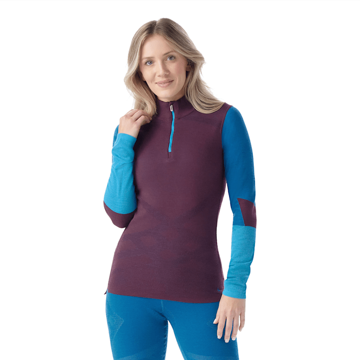 Smartwool quarter zip womens top