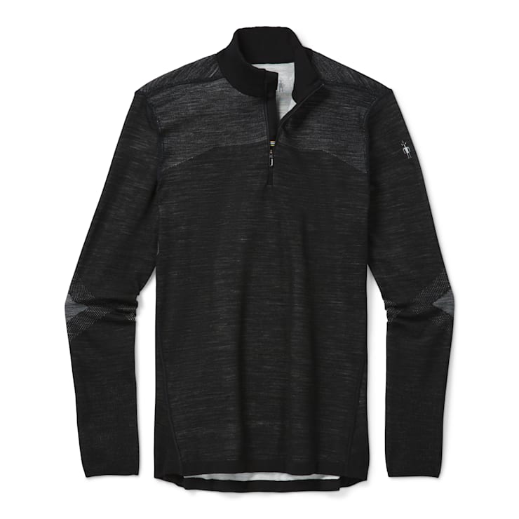 【THE MOZZ】[Premium] Inmar Fine Wool Knit Setup Men's Intraknit Thermal Merino Base Layer 1/4 Zip - Smartwool CA