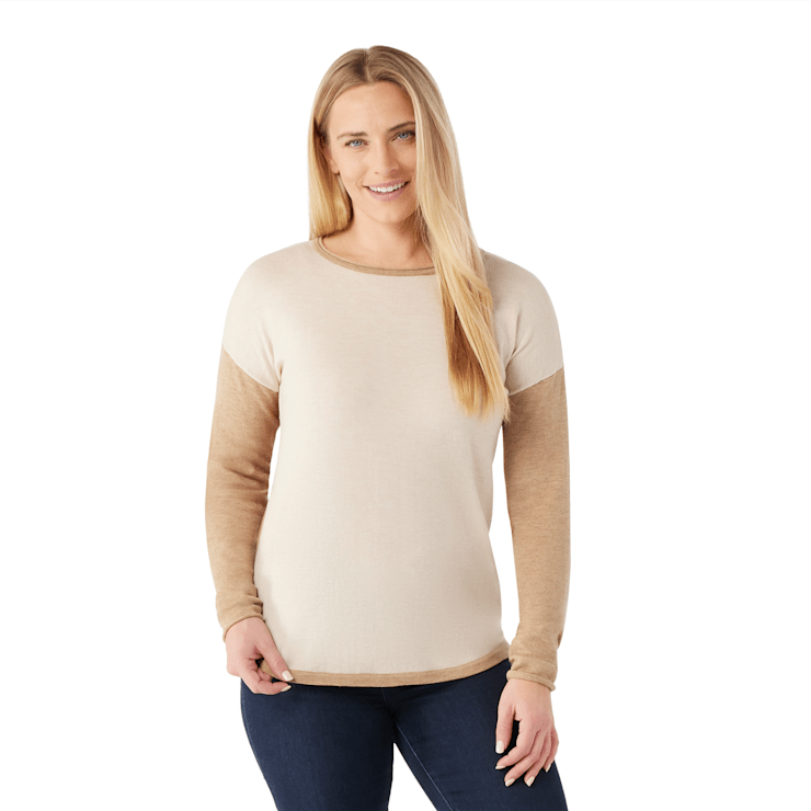 Women s Shadow Pine Colorblock Crew Sweater