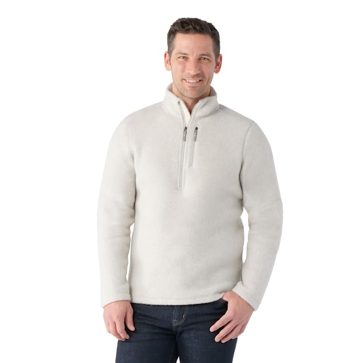 Smartwool men's hudson trail fleece half zip sweater discount