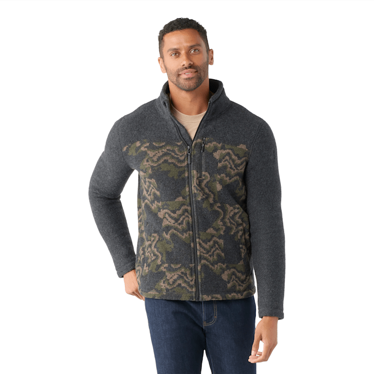 Men's wool zip jacket on sale